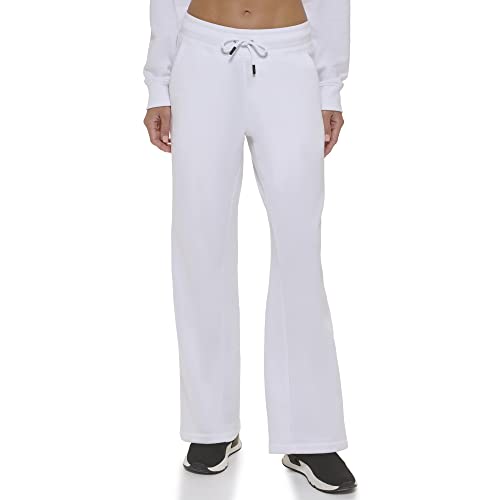 Amazon.com: DKNY Women's Repeat Logo Essential Track Pants, White